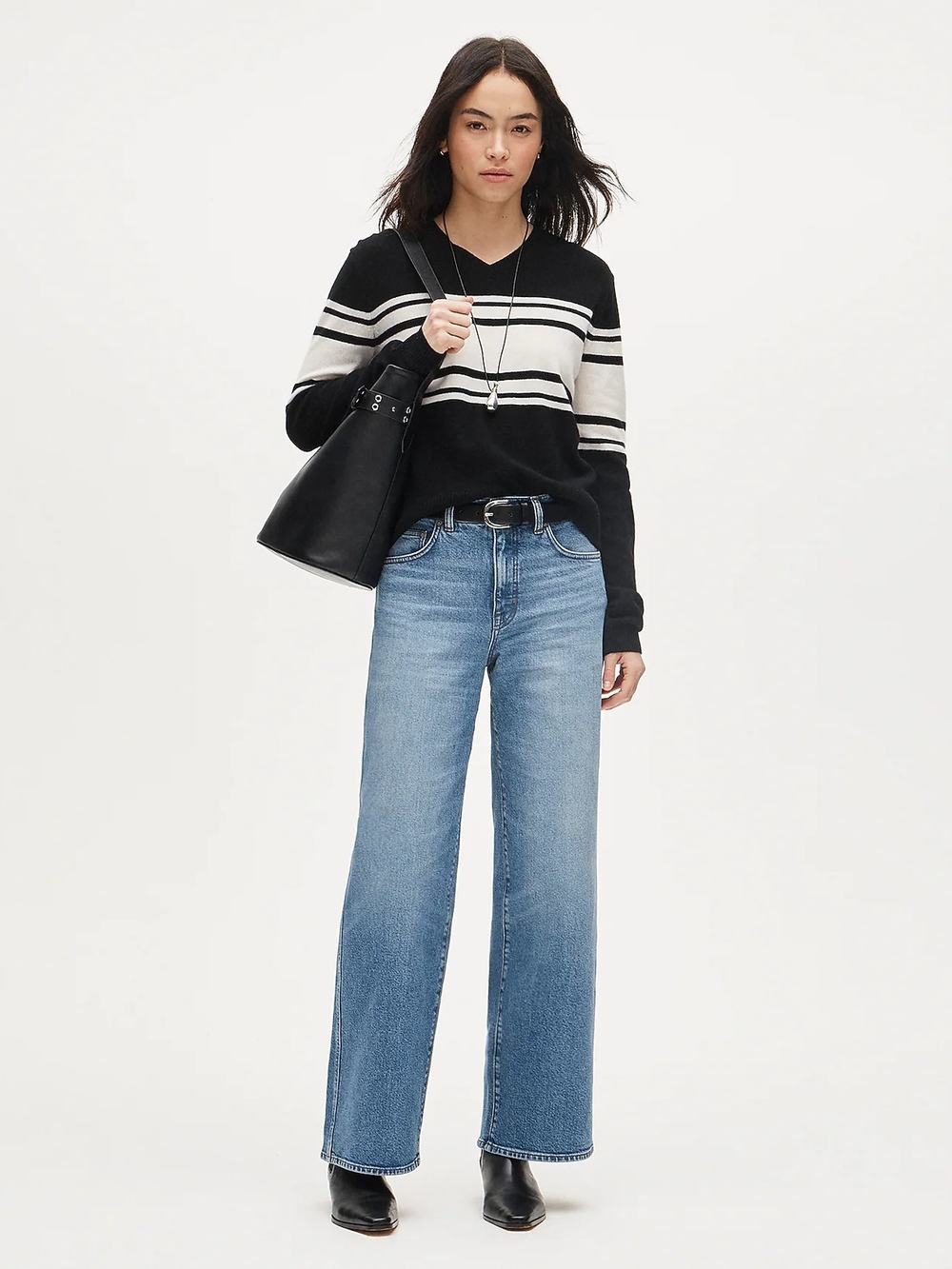 J. Crew Wide Leg Ankle Jeans